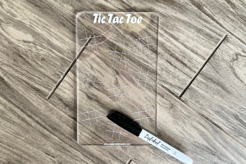 Acrylic Dry Erase Car Game Boards Engraved Vehicle Travel Etsy