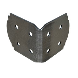 90 Degree Decorative Design Angle Bracket for 8" Wood Post, 8x8 Angle Bracket, Wood Post Bracket, Angle Support Bracket, Pergola Bracket image 2