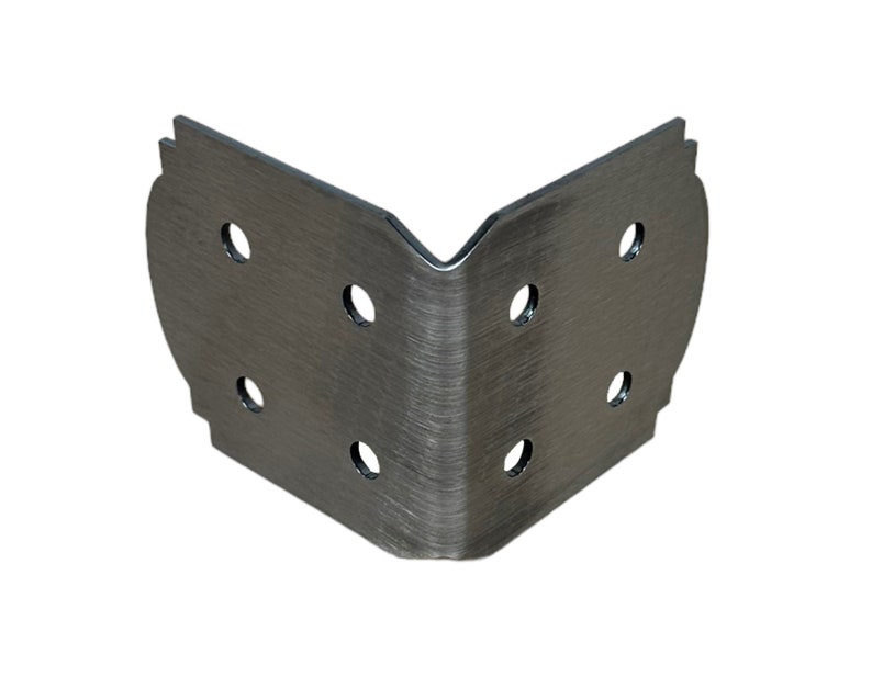 90 Degree Decorative Design Angle Bracket for 8" Wood Post, 8x8 Angle Bracket, Wood Post Bracket, Angle Support Bracket, Pergola Bracket image 2