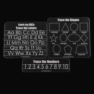 Customizable Acrylic Learning Board: Preschool Education Supplies imagem 11