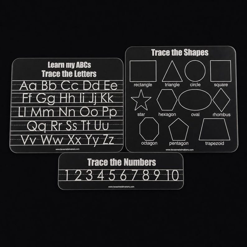Customizable Acrylic Learning Board: Preschool Education Supplies imagem 11