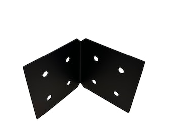 90 Degree Angle Bracket for 8" Wood Post, 8x8 Angle Bracket, Wood Post Bracket, Angle Support Bracket, Pergola Bracket | Made in the USA!