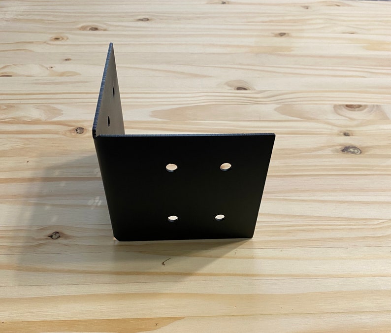 90 Degree Angle Bracket for 6x6 Wood Post 6x6 Angle Bracket Etsy