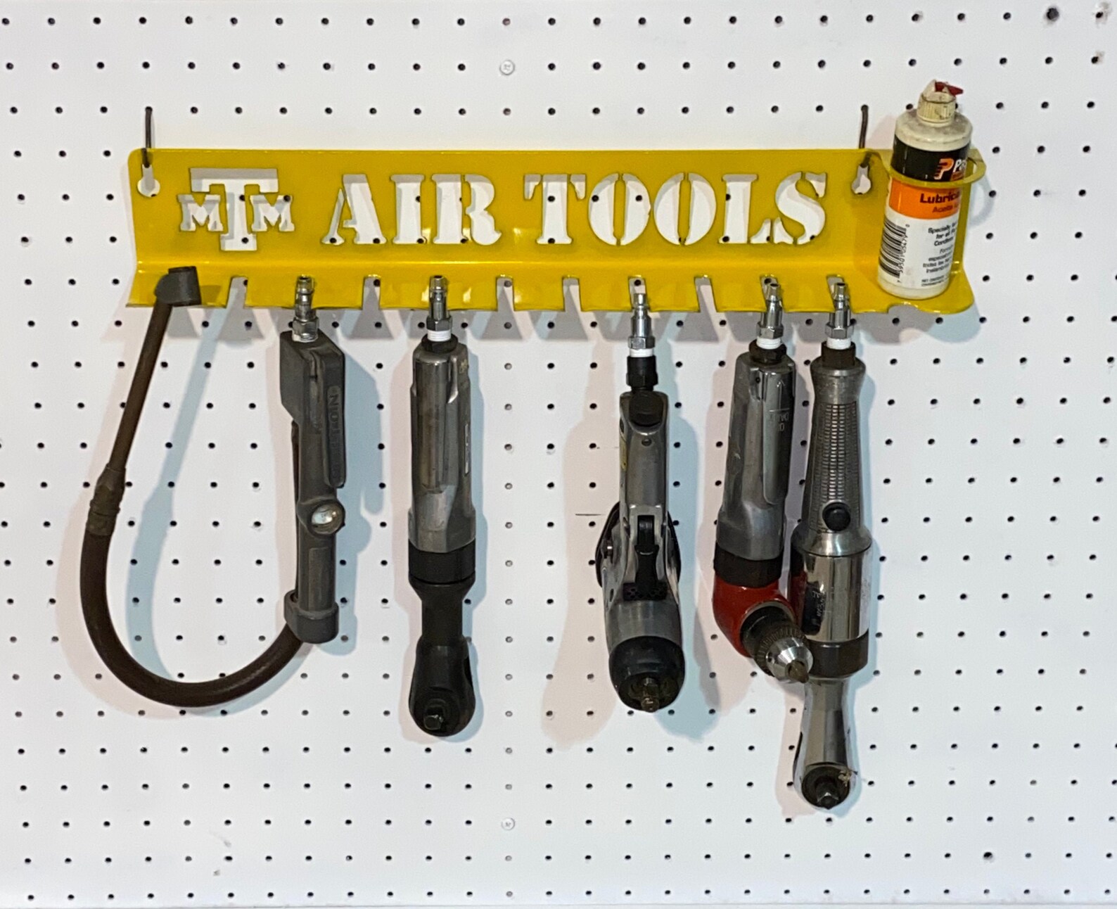 Air Tool Holder Rack With Oil Holder Air Tool Organizer Etsy