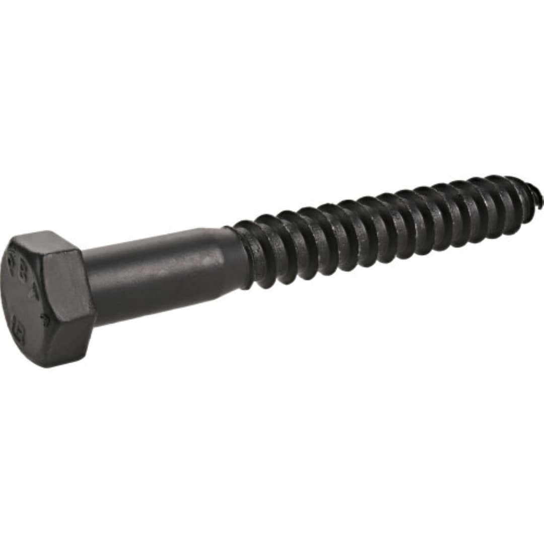 Coated 1/2 X 4 Lag Screws, Timber Screws for Wood Bracket, Wood Lag