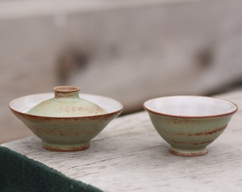 Tea set, 85ml shiboridashi teapot + 125ml teacup