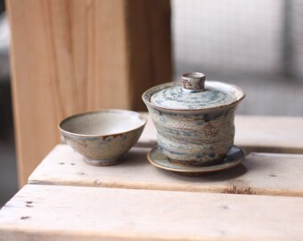 Tea set, 130ml gaiwan + 65ml teacup