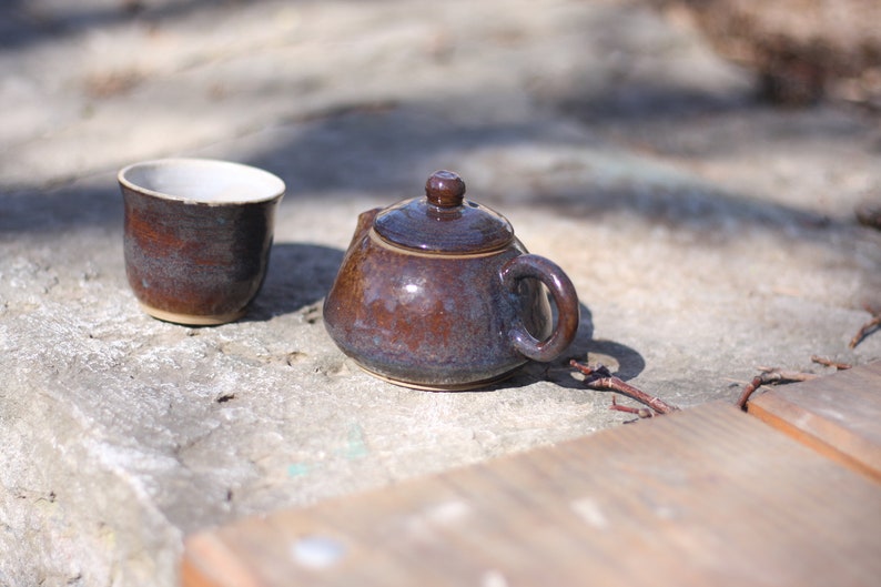 Tea set, 200ml teapot 125ml teacup image 2