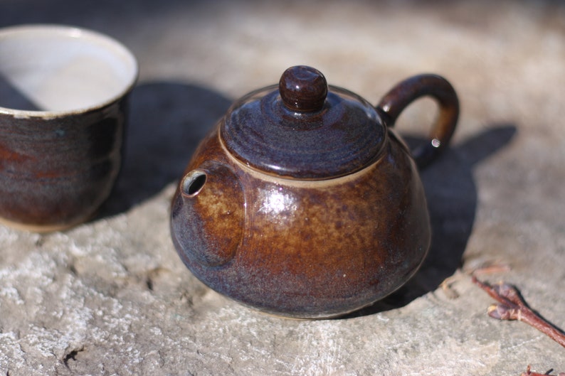 Tea set, 200ml teapot 125ml teacup image 7