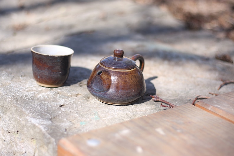 Tea set, 200ml teapot 125ml teacup image 1