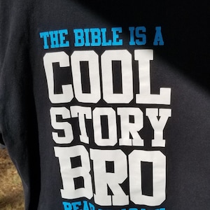 Chemise Bible vintage pour adulte extra large, citation amusante, cadeau de Noël idéal, Edify Church USA Optima, argent à manches courtes