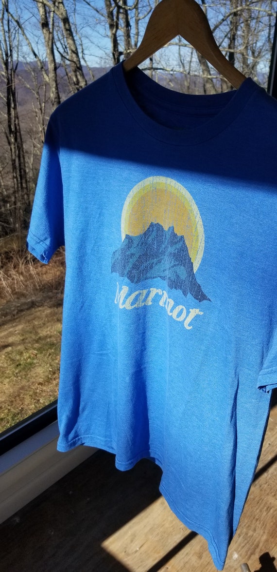 Blue Marmot Mountain Graphic T Shirt