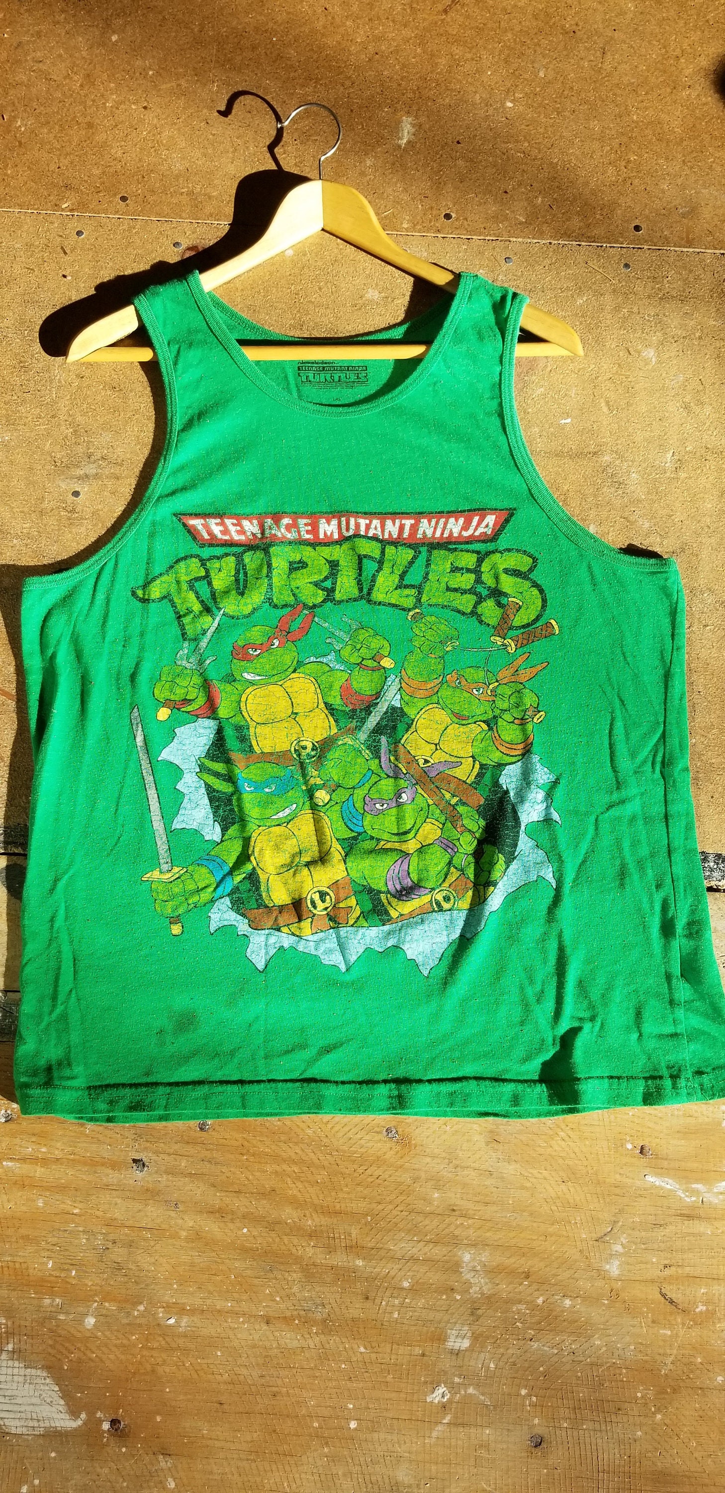 Retro Teenage Mutant Ninja Turtles Tank Top Etsy