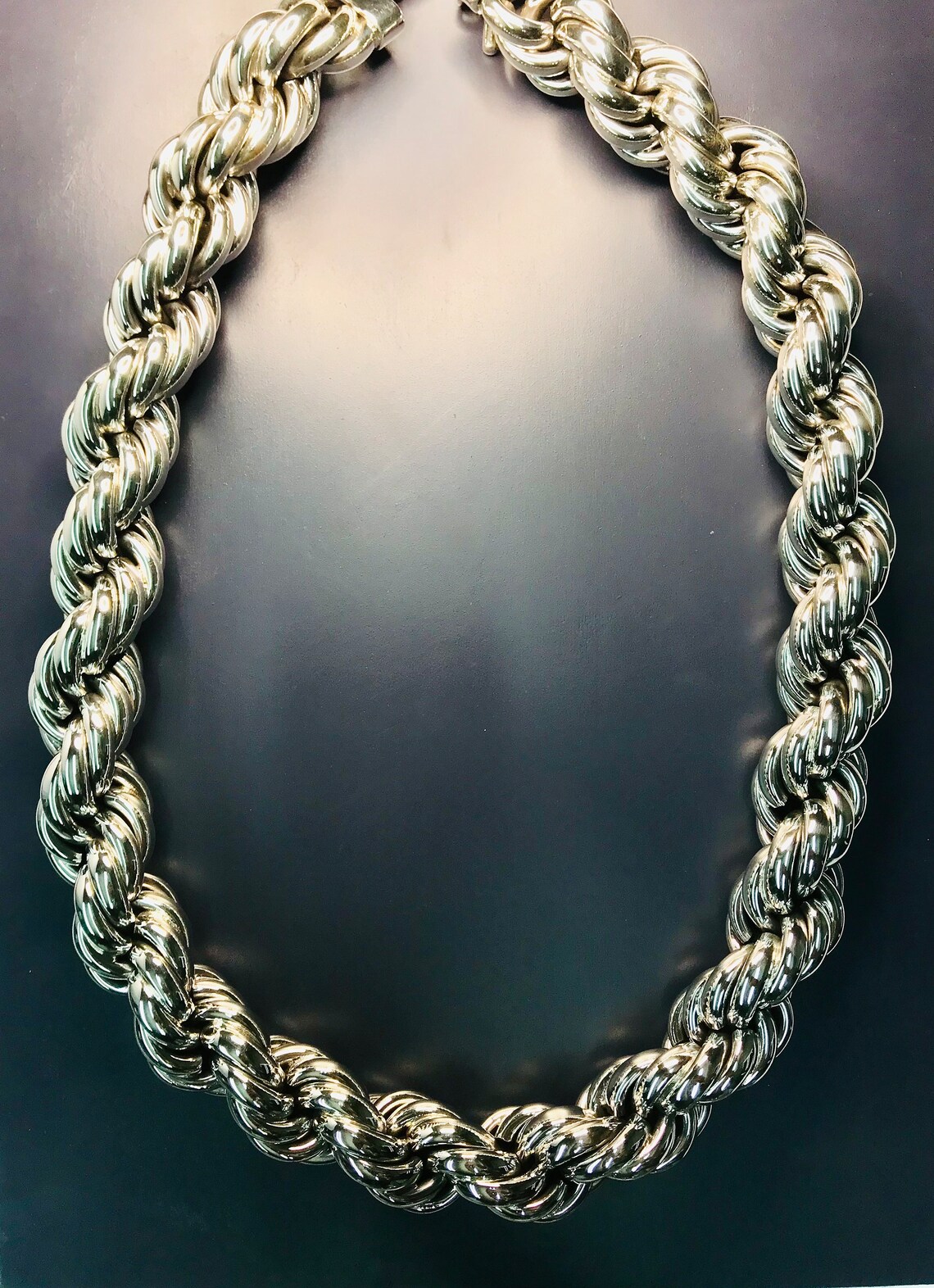 Silver Chain Not Rope Handmade Heavy Sterling Silver Rope Chain, 25mm, Hollow Chain - Etsy