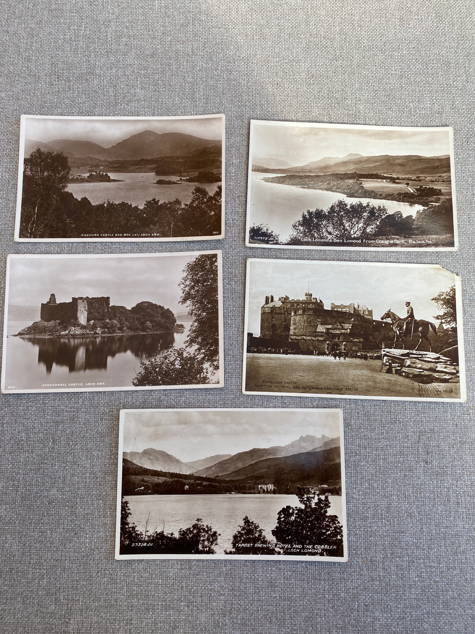 Vintage postcards Scotland x5 Circa 1930s1940s original Etsy
