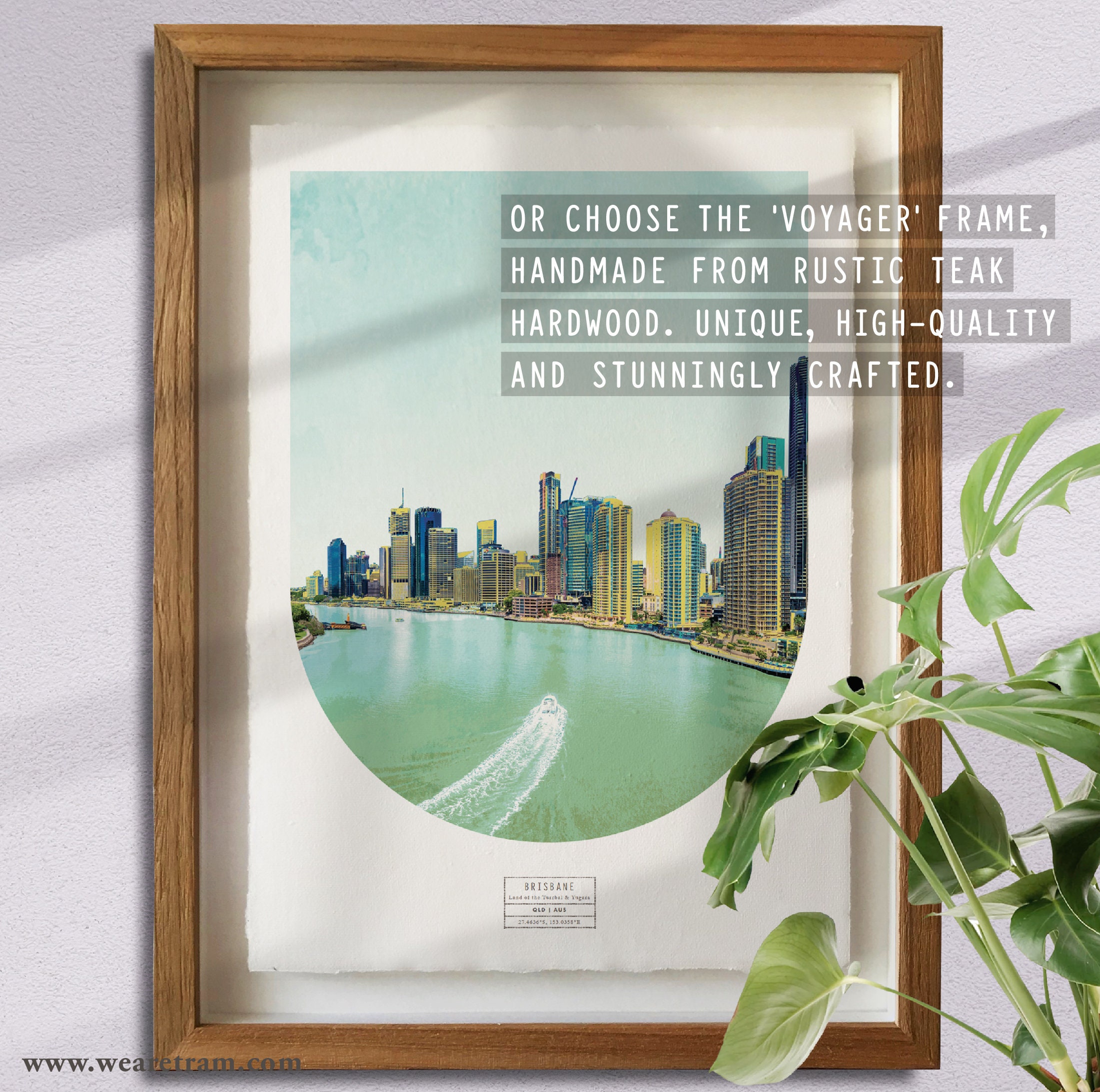 Brisbane Travel Poster Australia Poster Art Print perfect Etsy