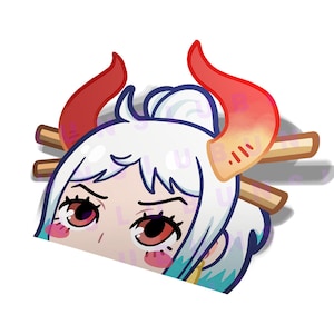 Yamato Peeker | Spot Holo Anime Chibi Car Laptop Vinyl Decal Sticker