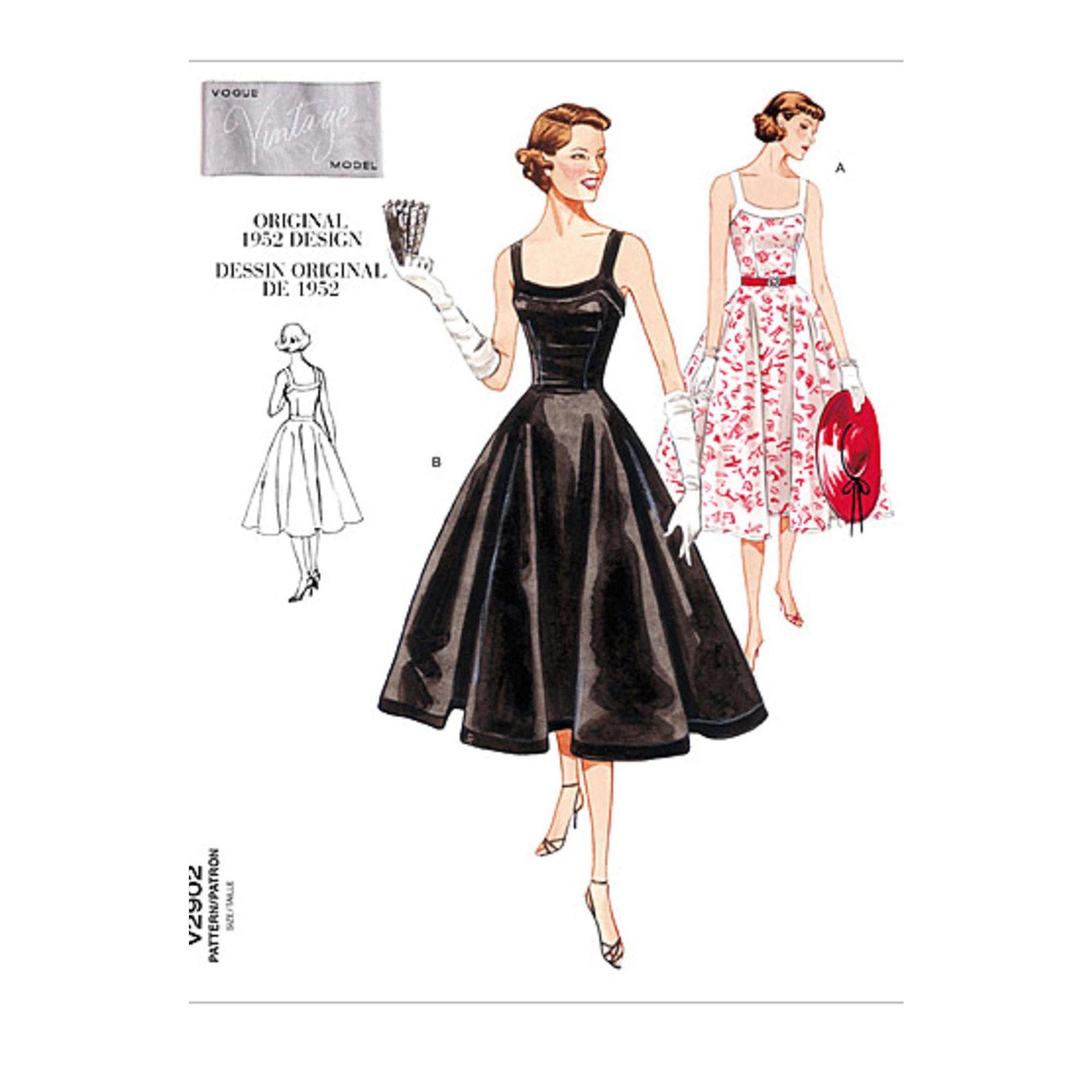 Sewing Pattern Womens Dresses, Vogue Pattern V1783, Womens Dress Pattern,  Button Front Dress in Two Lengths 