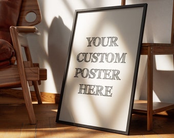 Your Photo Image, Design or Large Print, Custom Poster, Personalised Gift, Rolled Canvas or Paper