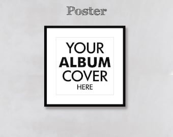 Choose Your Album, Paper Posters, Square Size, Album Cover Print Poster Paper