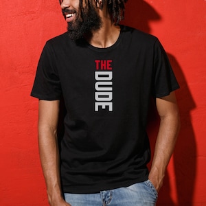 The Dude T Shirt, The Big Lebowski Tee, Unisex Movie Graphic T Shirt, Soft Shirt, Black T Shirts, T Shirt Gift Idea, Everyday Fashion