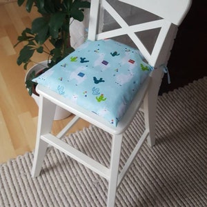Children's chair cushion for the INGOLF children's chair from IKEA Lamas türkis