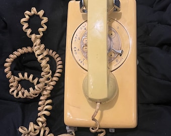 Retro gelbes Telefon