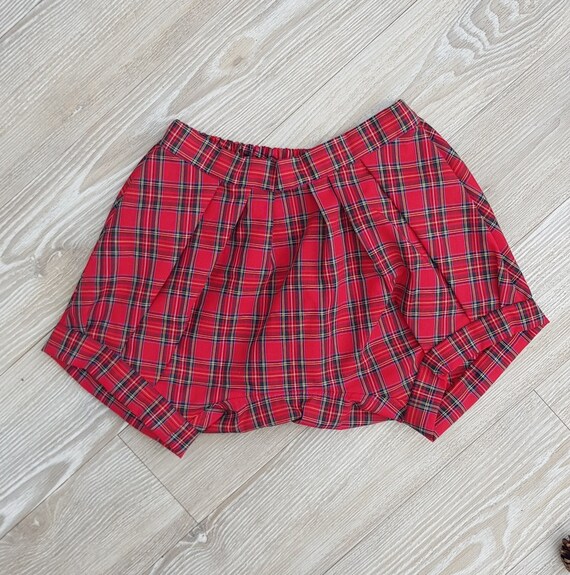 Tartan Baby Bloomers Babywear Diaper Cover Bummies Cotton Etsy