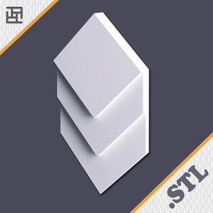 Wandpaneel 3D STL-Modell GRAND (Digitales Modell) | STL-3D-Modell für CNC-Fräser, CNC-Maschine, Fräsmaschine, STL-Dateiformat