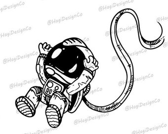 Floating Astronaut Etsy