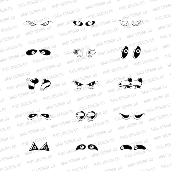 Monster Eye Cliparts, Fictional Eye Outline, Black and White Eyes, Spooky  Cliparts, Horror Gothic, Halloween Eye Drawing, Cartoon Black Eyes - Etsy