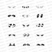 Monster Eye Cliparts, Fictional Eye Outline, Black and White Eyes ...