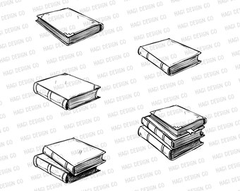 open book drawing cartoon