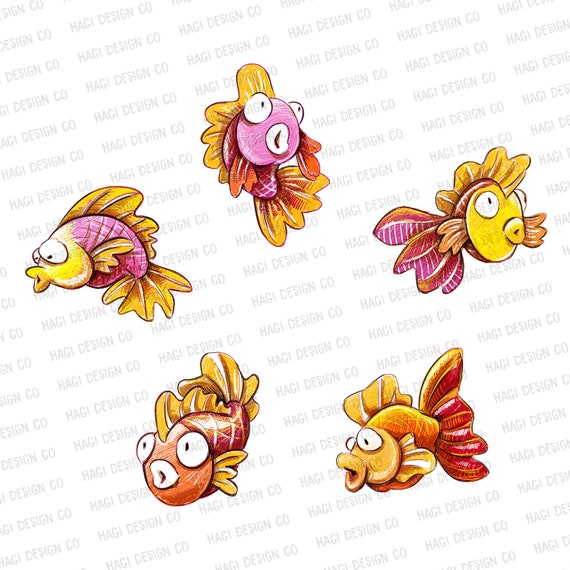 Fish Cliparts Fish Download Cute Cartoon Aquarium Designs - Etsy Fish Cliparts Fish Download Cute Cartoon Aquarium Designs - Etsy