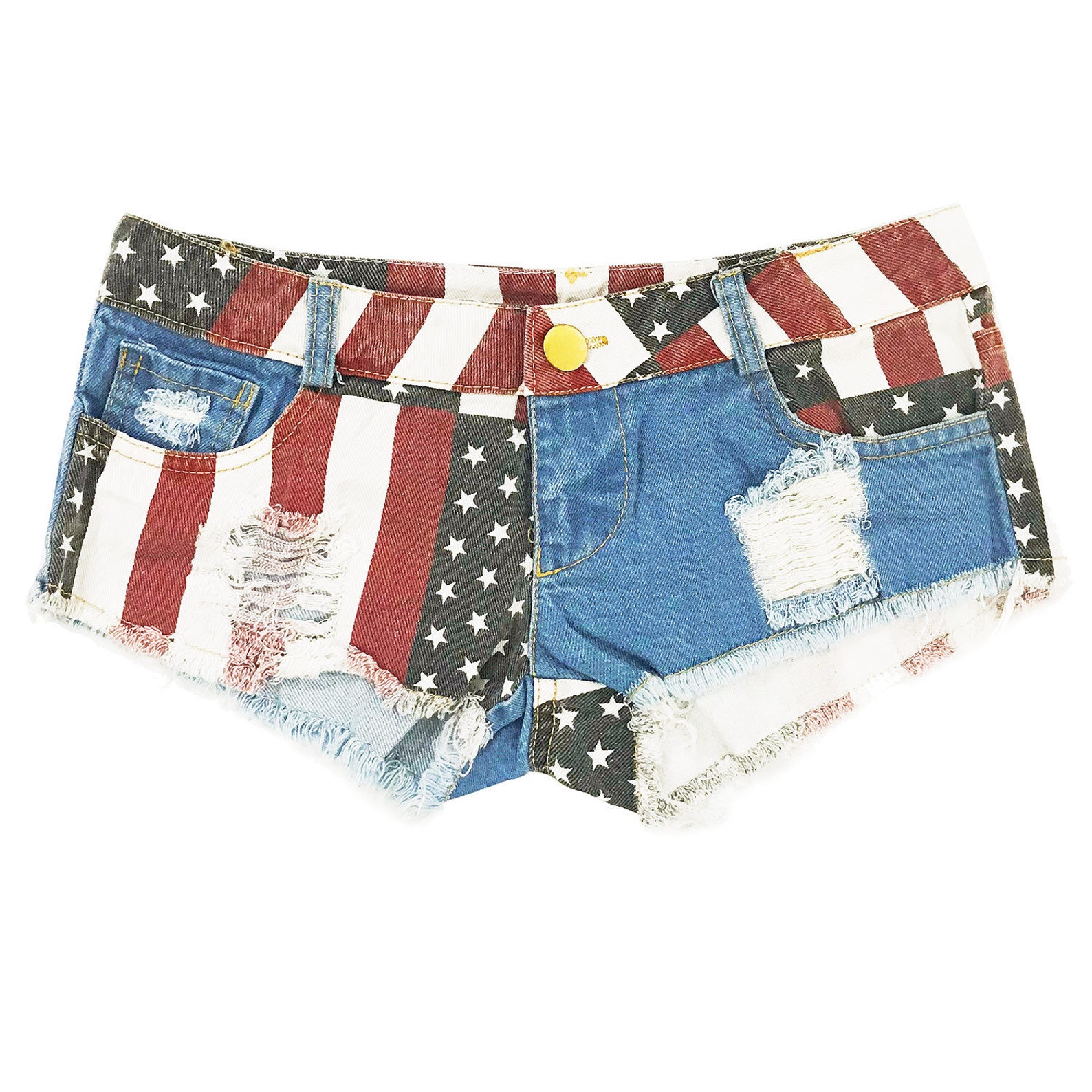 Sexy LowRise Denim Shorts Denim Shorts Hot Pants Etsy