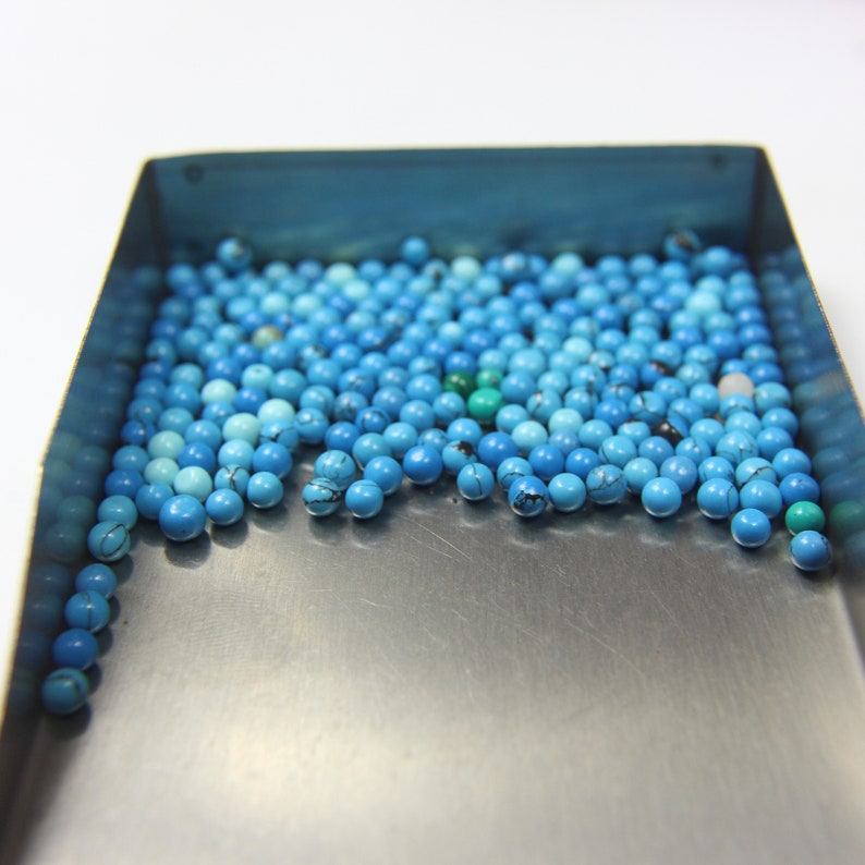 Natural Turquoise Smooth Balls Loose Turquoise Balls Etsy