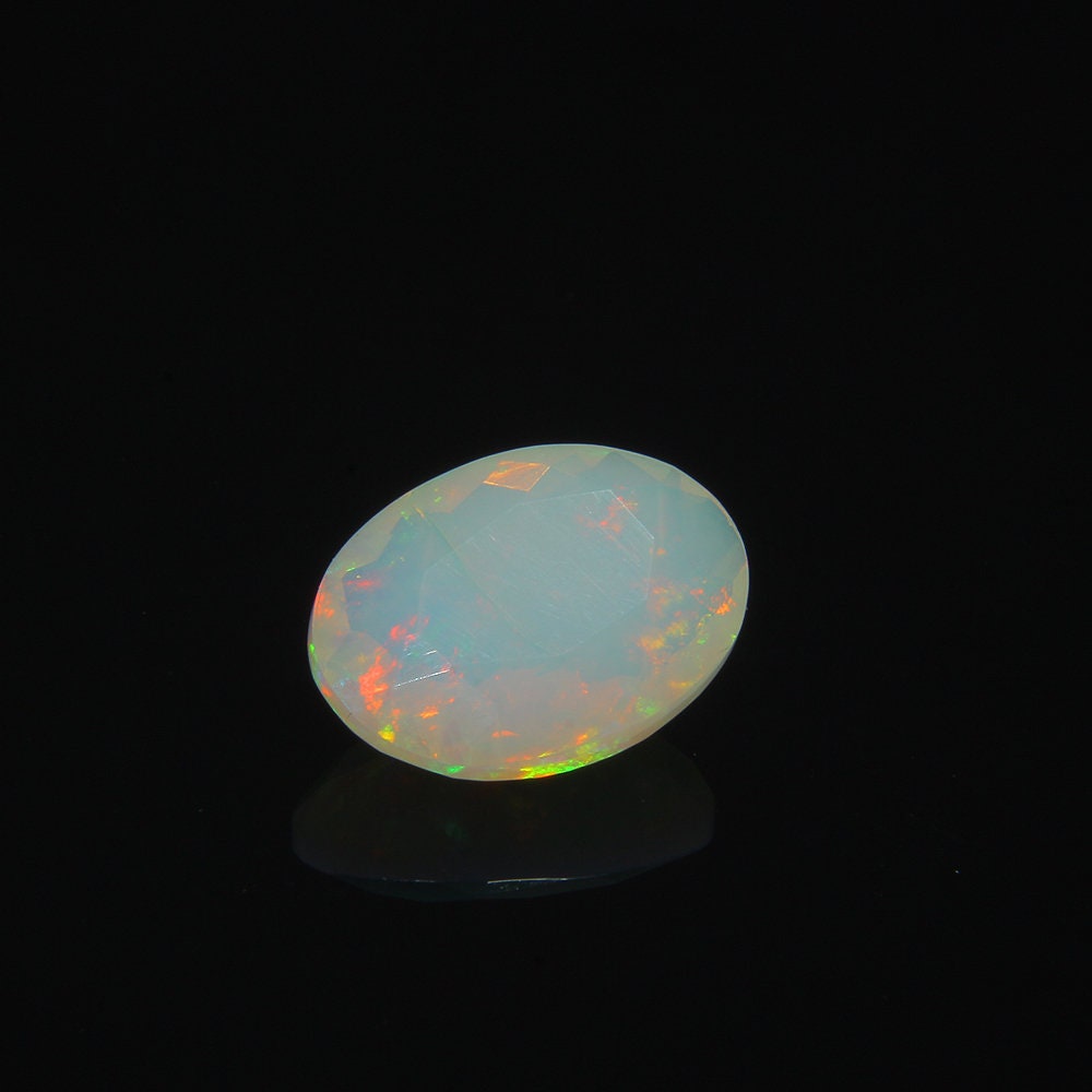 2.55 Carat Natural Ethiopian Welo Fire Opal Faceted Opal - Etsy