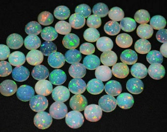 Natural 119.65 Blue Opal Round Shape Loose Gemstone.B 2611 Natural 119.65 Blue Opal Round Shape Loose Gemstone.B 2611