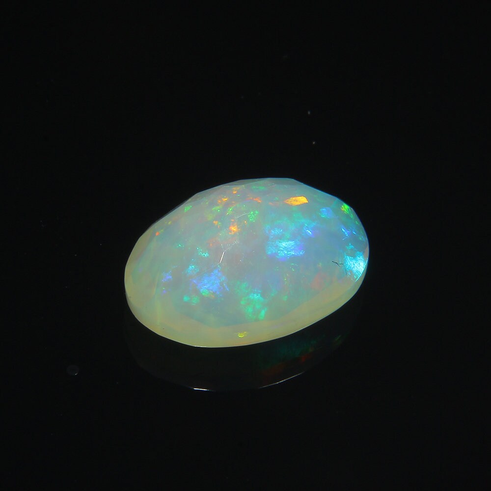 2.55 Carat Natural Ethiopian Welo Fire Opal Faceted Opal - Etsy