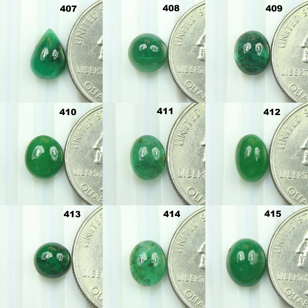 Natürlicher sambischer Smaragd sambischer Smaragd loser Edelstein