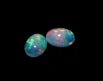 Natürlicher Äthiopischer Opal Cabochon - Welo Feueropal Edelstein - Opal Cabochon - Edelstein Cabochon - Opal Oval Form 1 Stück Edelstein 3x5 MM