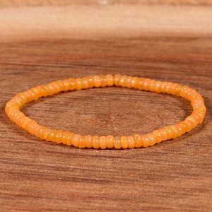Stretchable Opal Bracelet, Yellow Ethiopian Opal Bracelet, Smooth Opal Bracelet, Elastic Opal Bracelet, Beads Opal Bracelet, Welo Fire Opal