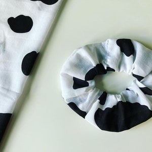 Hair Scrunchies, Cow Print Scrunchies, Scrunchies, Scrunchie,Hair Accessories, Animal Print, Birthday Gift, Letterbox Gift