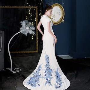 Cheongsam inspired wedding dress cheap