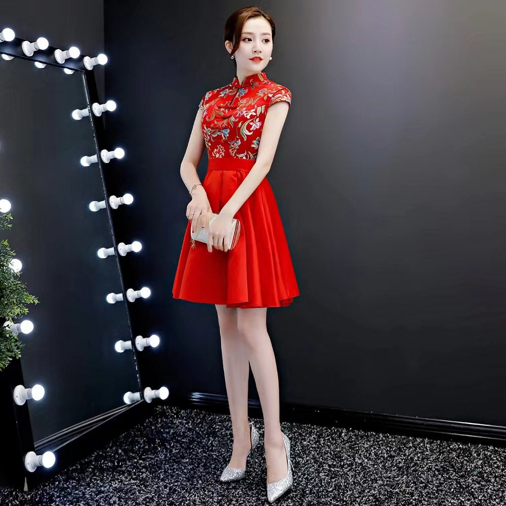 chinese inspired mini dress Chinese Style Mini Dress