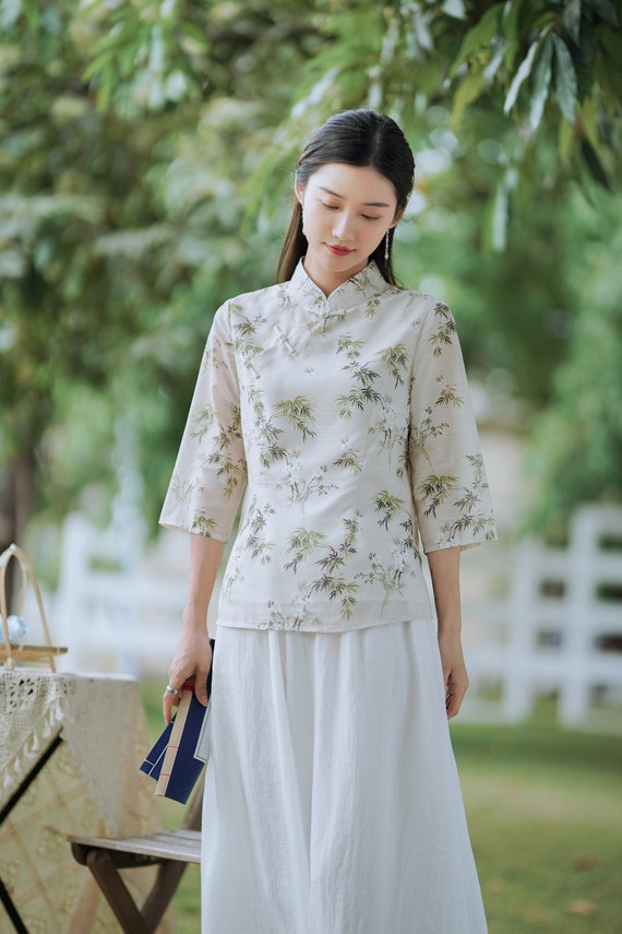 Chinese Tang Suit Hanfu Dress Tea 