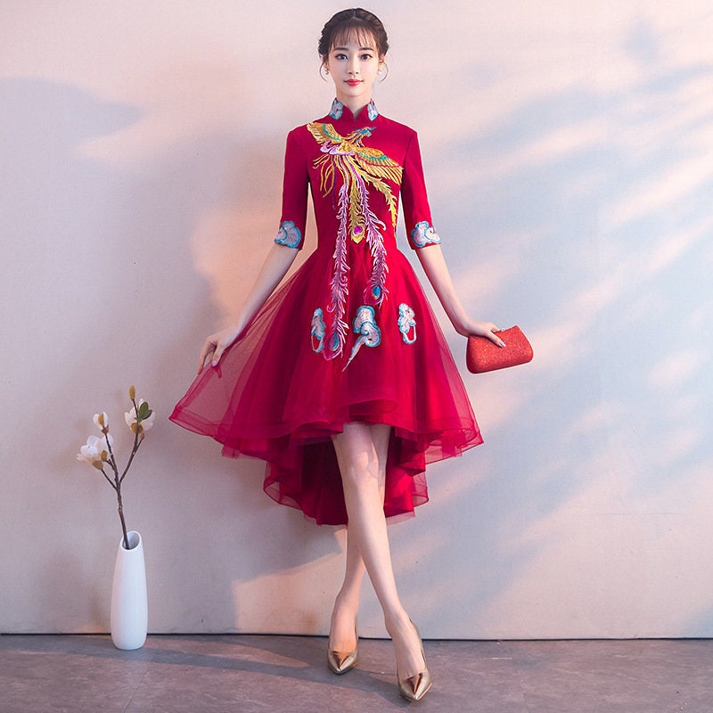 Qipao Cocktail Dress Etsy