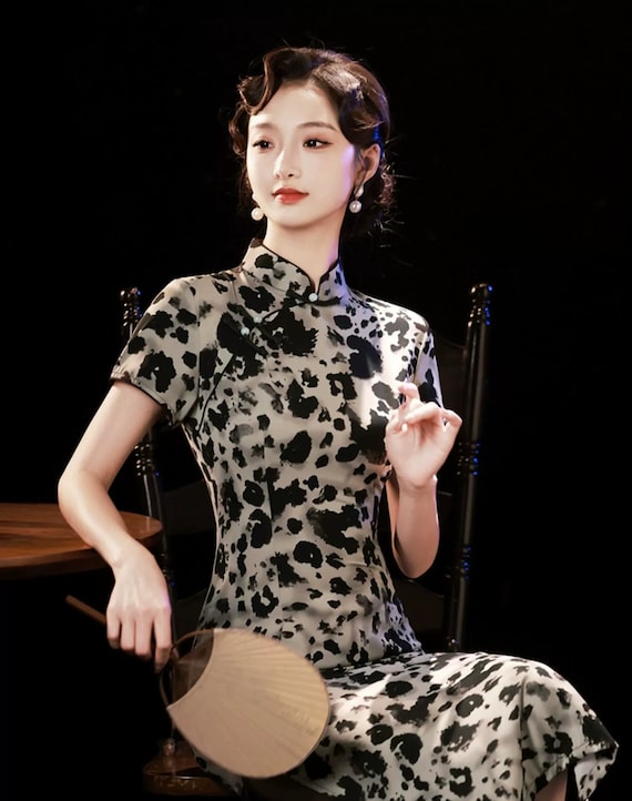 New Summer Classic Leopard Pattern Chinese Cheong… - image 6