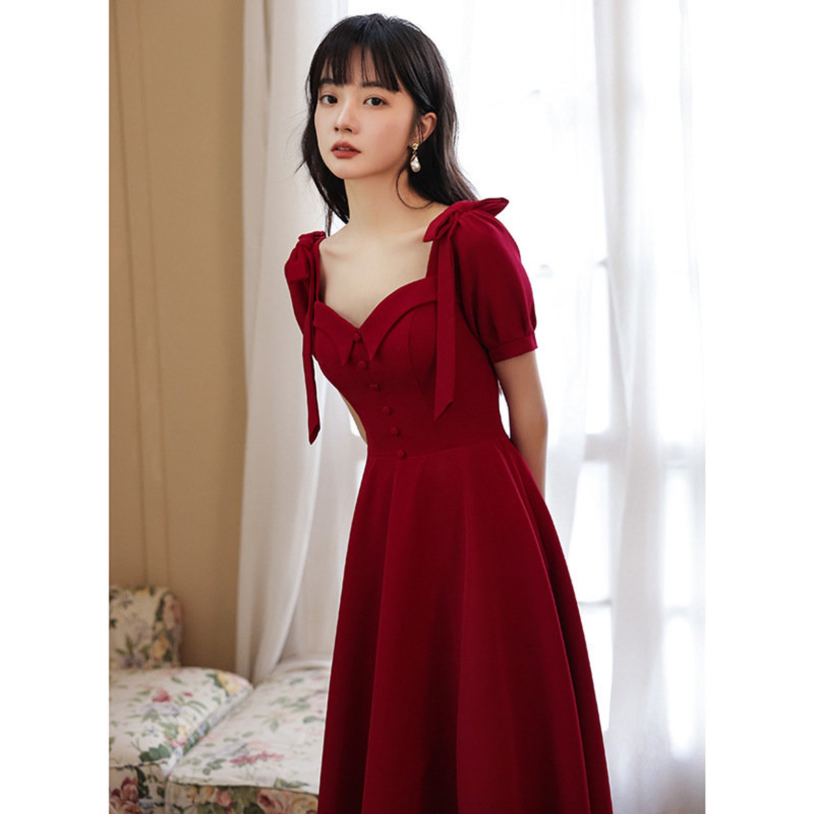 Traditional Chinese Bridal Red Qipao Gown China Bride Wedding - Etsy