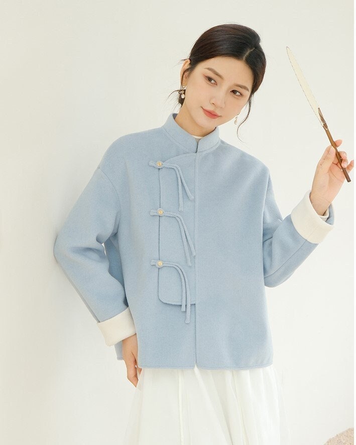 Traditional China Tang Thick Dynasty Jacket for Autumn/ Winter